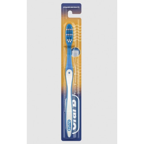 ORAL_B Зубная щетка 1 чистота 2 Свежесть 3 Сила 40 средняя 1 шт